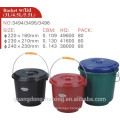 plastic bucket w/lid 3L/4.5L/5.5L